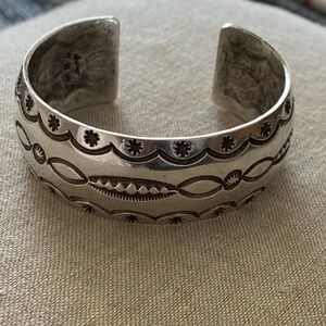 ❤️Sterling Silver Native American Cuff Bracelet